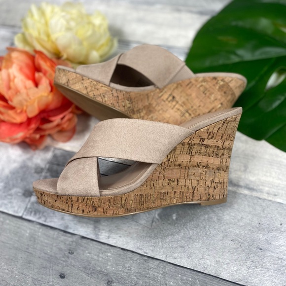 Charles by Charles David Latrice wedge shoes mule - Picture 4 of 7